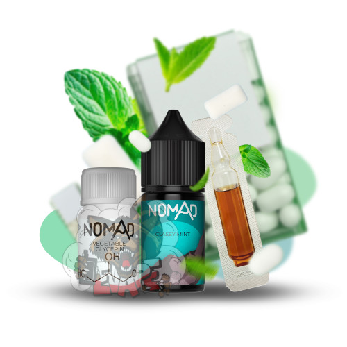 NOMAD - Classy Mint [ Набір 30 / 50 mg, 30 ml ]  для Vape, 300 грн.
